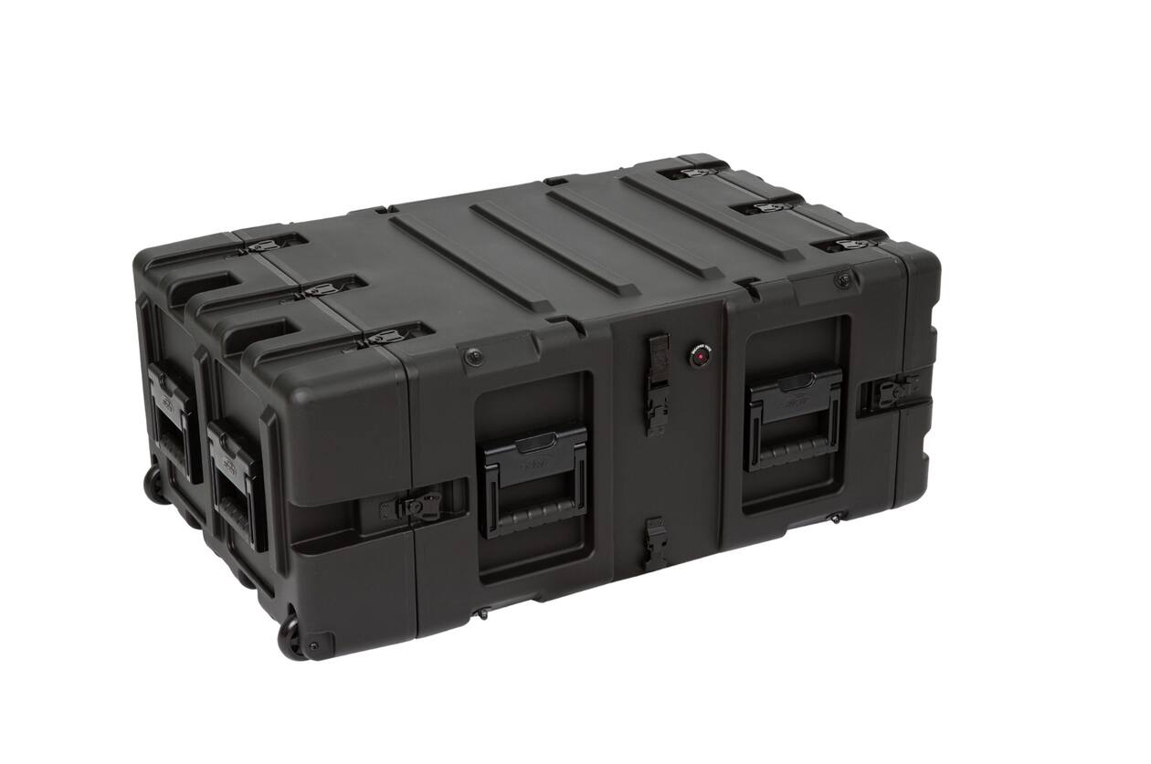 SKB - 3RS Serie - 5U Nicht-Herausnehmbares Shock Rack - Schwarz - 24-Zoll Tief