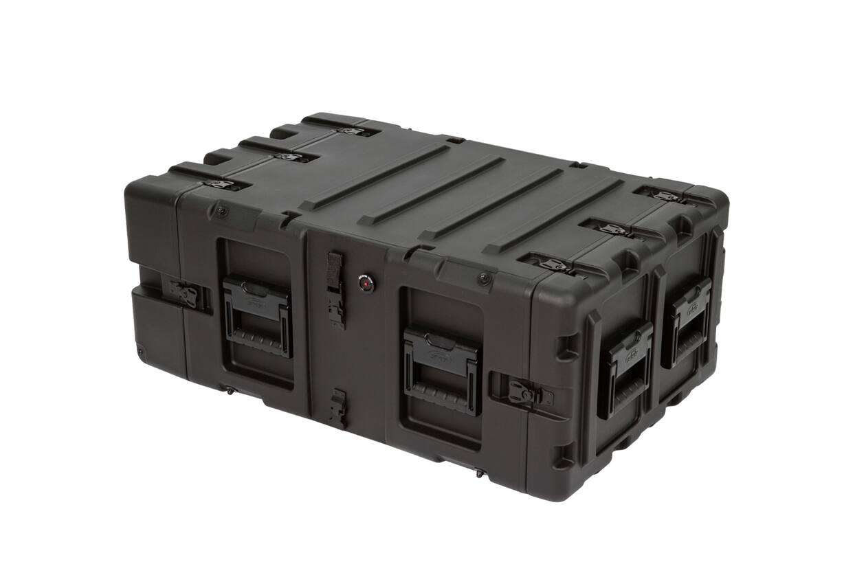 SKB - 3RS Serie - 5U Nicht-Herausnehmbares Shock Rack - Schwarz - 24-Zoll Tief