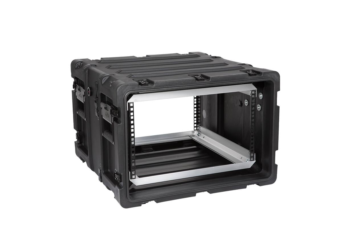 SKB - 3RS Serie - 6U Nicht-Herausnehmbares Shock Rack - Schwarz - 20-Zoll Tief
