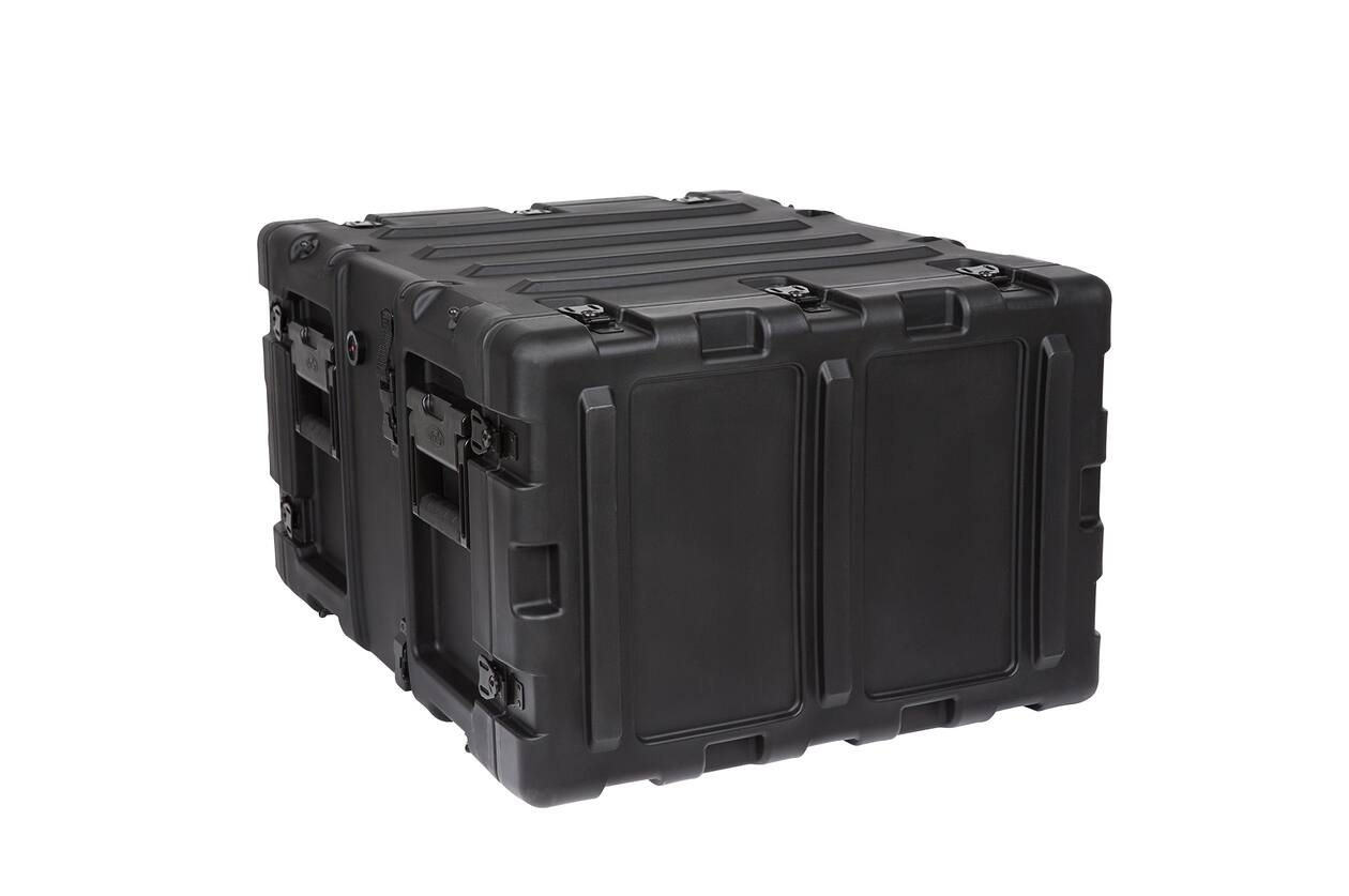 SKB - 3RS Serie - 6U Nicht-Herausnehmbares Shock Rack - Schwarz - 20-Zoll Tief