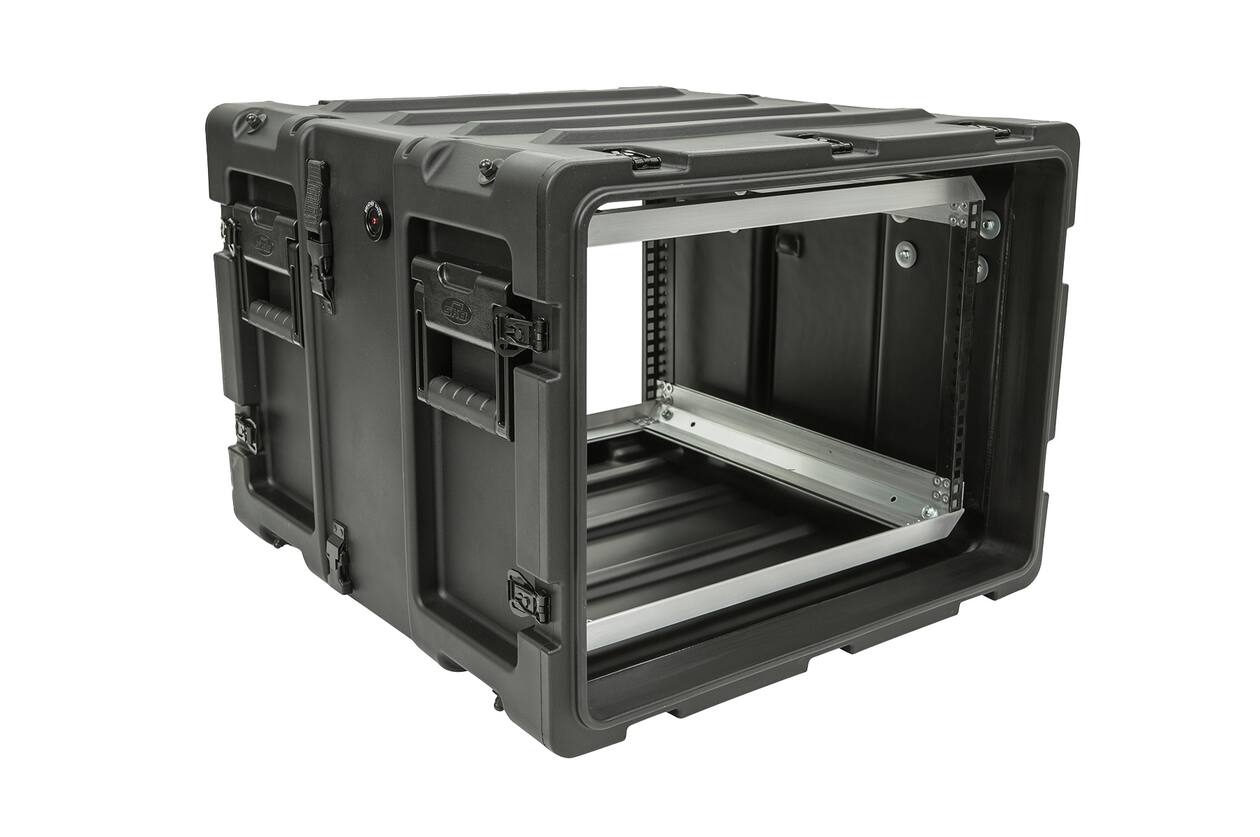 SKB - 3RS Serie - 7U Nicht-Herausnehmbares Shock Rack - Schwarz - 20-Zoll Tief