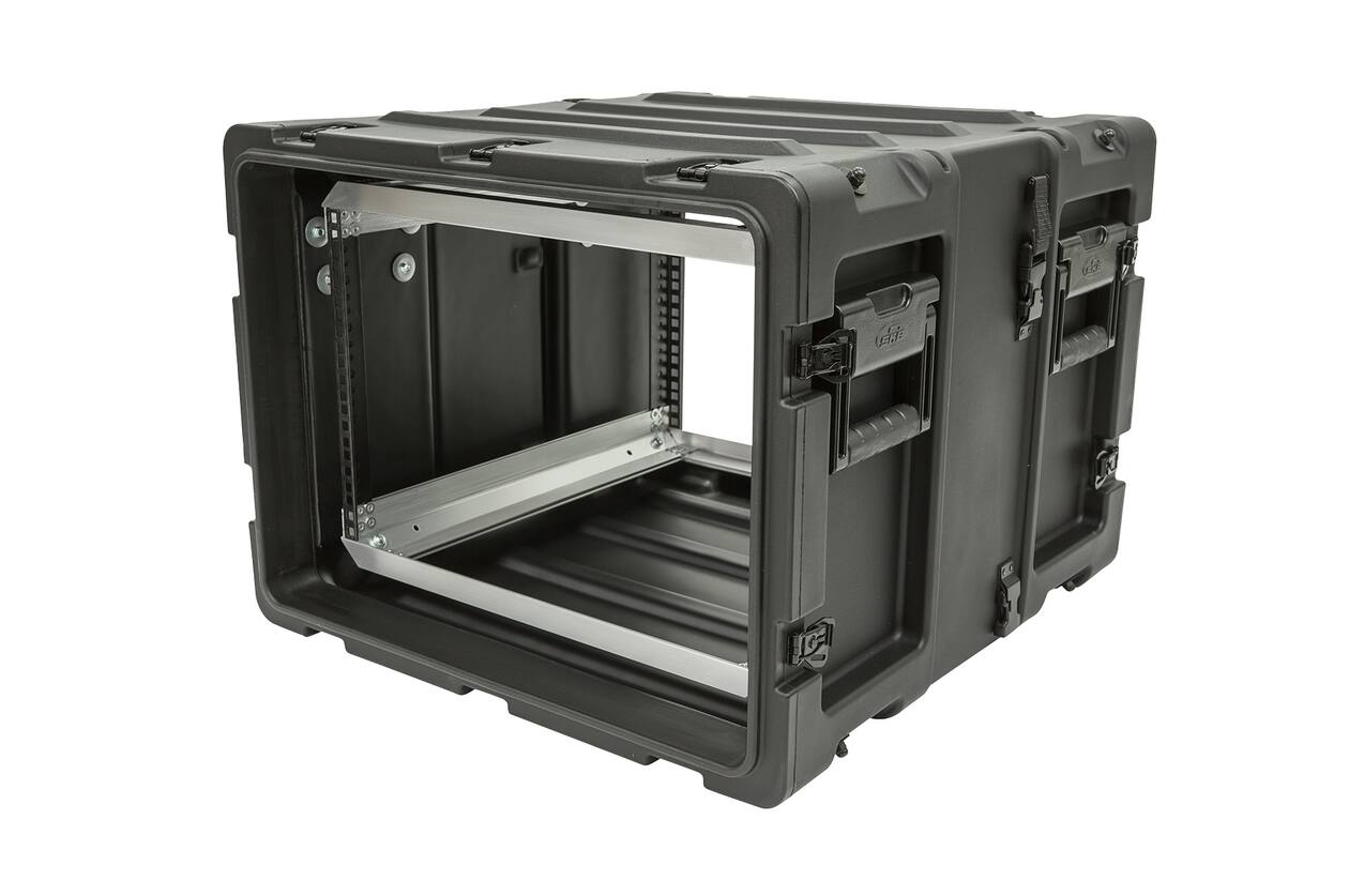 SKB - 3RS Serie - 7U Nicht-Herausnehmbares Shock Rack - Schwarz - 20-Zoll Tief