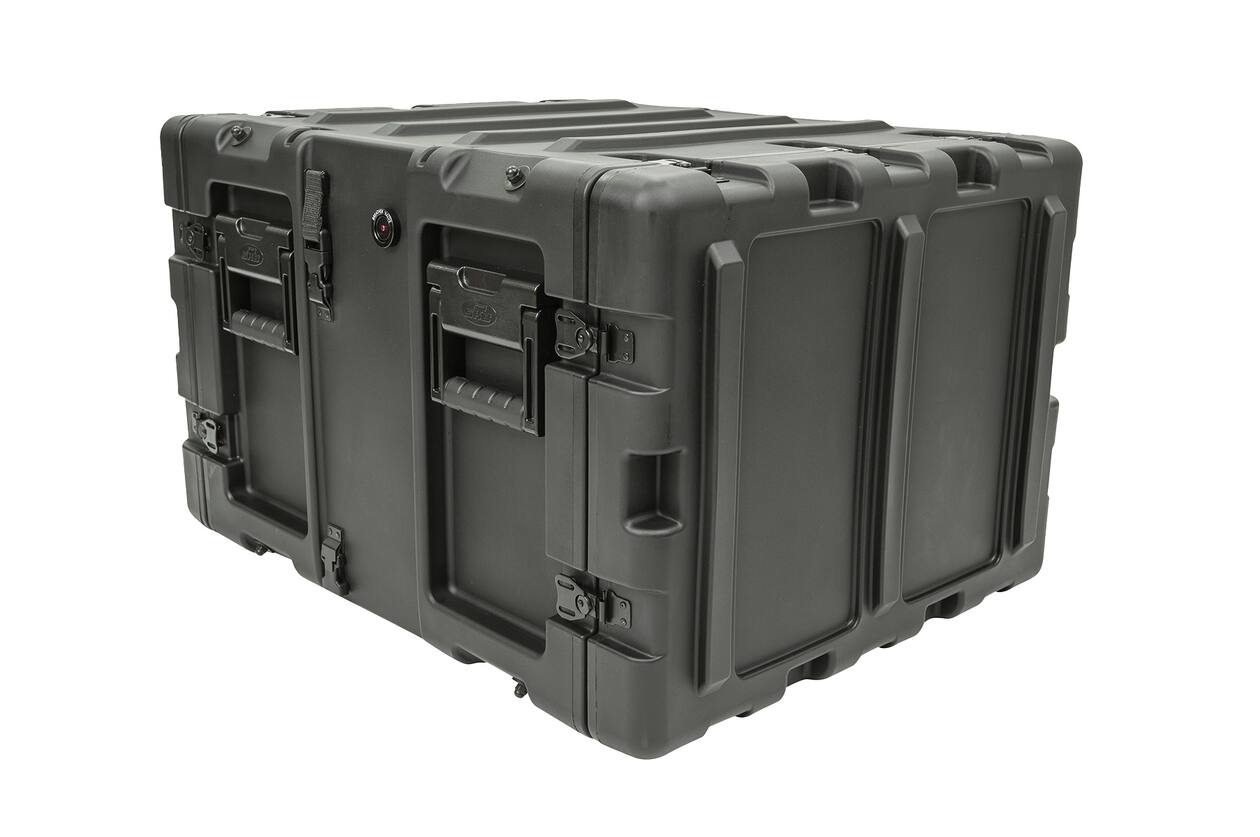 SKB - 3RS Serie - 7U Nicht-Herausnehmbares Shock Rack - Schwarz - 20-Zoll Tief