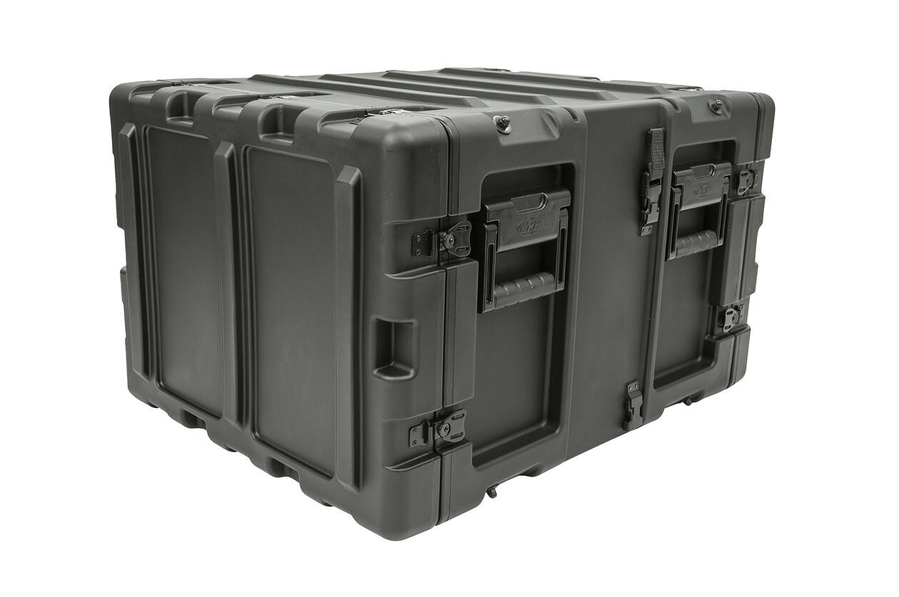 SKB - 3RS Serie - 7U Nicht-Herausnehmbares Shock Rack - Schwarz - 20-Zoll Tief