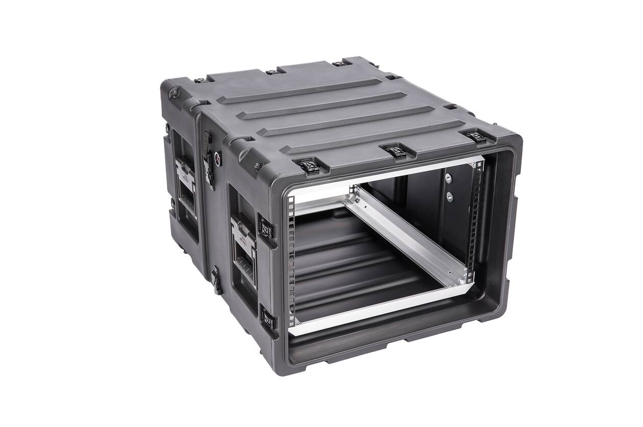 SKB - 3RS Serie - 7U Nicht-Herausnehmbares Shock Rack - Schwarz - 24-Zoll Tief