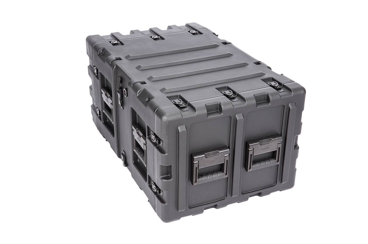 SKB - 3RS Serie - 7U Nicht-Herausnehmbares Shock Rack - Schwarz - 24-Zoll Tief