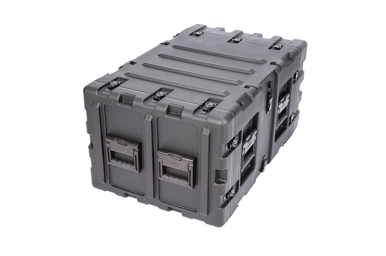 SKB - 3RS Serie - 7U Nicht-Herausnehmbares Shock Rack - Schwarz - 24-Zoll Tief