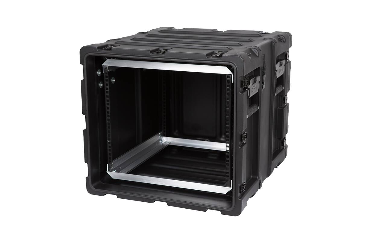 SKB - 3RS Serie - 9U Nicht-Herausnehmbares Shock Rack - Schwarz - 20-Zoll Tief