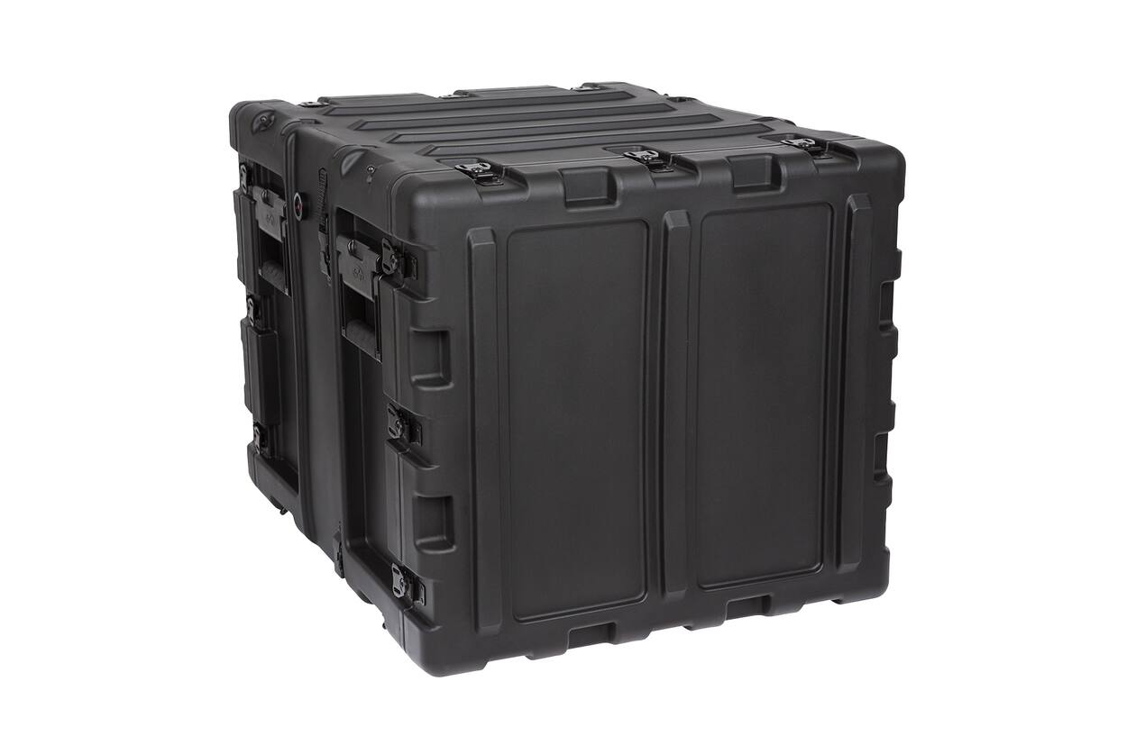 SKB - 3RS Serie - 9U Nicht-Herausnehmbares Shock Rack - Schwarz - 20-Zoll Tief