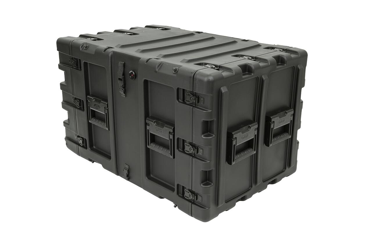 SKB - 3RS Serie - 9U Nicht-Herausnehmbares Shock Rack - Schwarz - 24-Zoll Tief