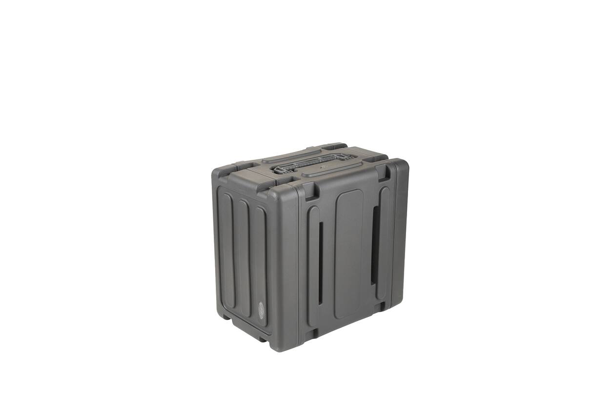 SKB - rSeries - 6U Rolling Shock Rack - Schwarz - 20-Zoll Tief - mit Rollen