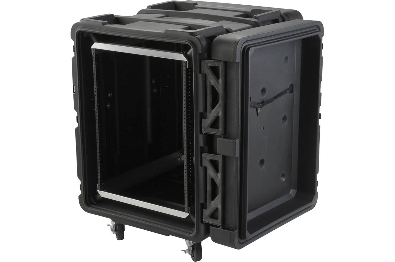 SKB - rSeries - 14U Shock Rack - Schwarz - 24-Zoll Tief - mit Rollen