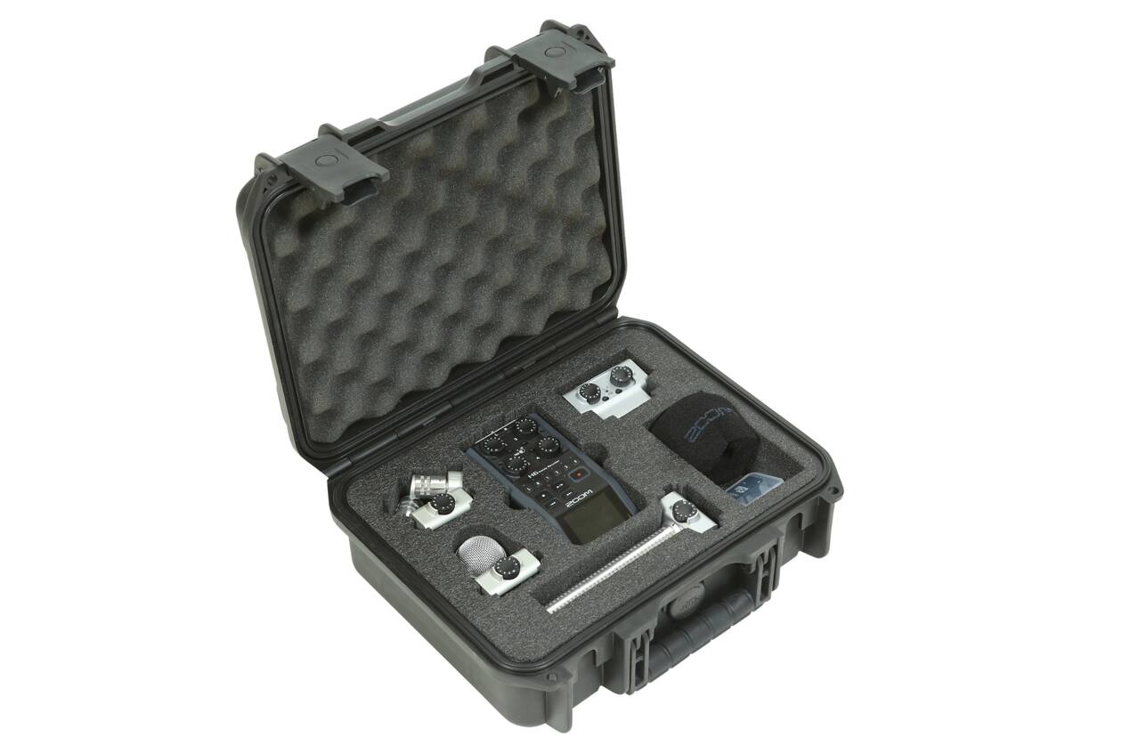 SKB - iSeries 1209-4 - Wasserdichter Koffer - Zoom H6 Broadcast Recorder Kit Einlage