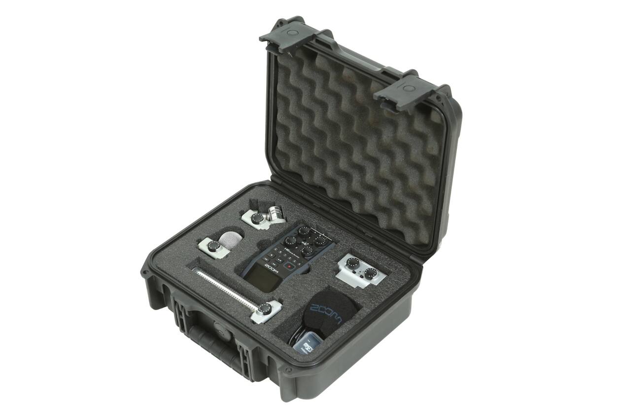 SKB - iSeries 1209-4 - Wasserdichter Koffer - Zoom H6 Broadcast Recorder Kit Einlage