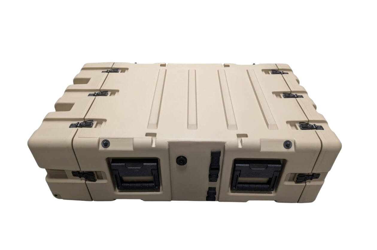 SKB - 3RR Serie - 3U Herausnehmbares Shock Rack - Beige - 24-Zoll Tief