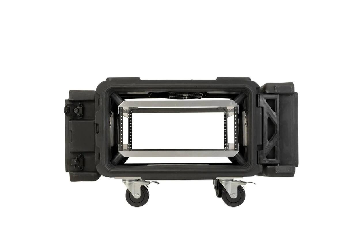 SKB - rSeries - 4U Shock Rack - Grün - 30-Zoll Tief - mit Rollen
