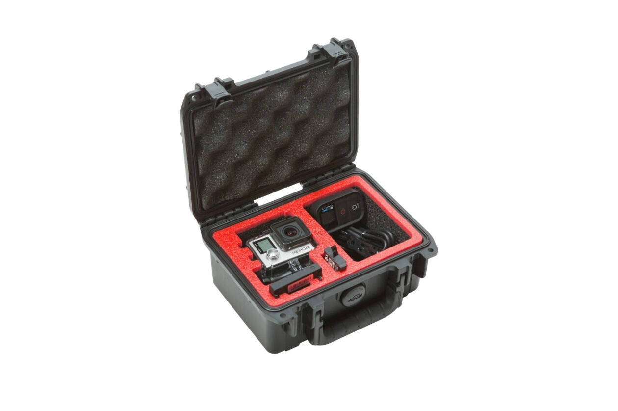 SKB - iSeries 0705-3 - Wasserdichter Koffer - Schwarz - GoPro Einlage