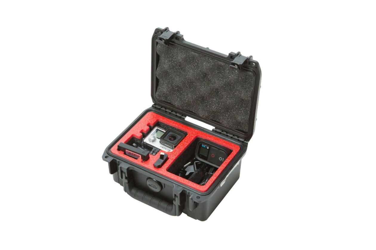 SKB - iSeries 0705-3 - Wasserdichter Koffer - Schwarz - GoPro Einlage