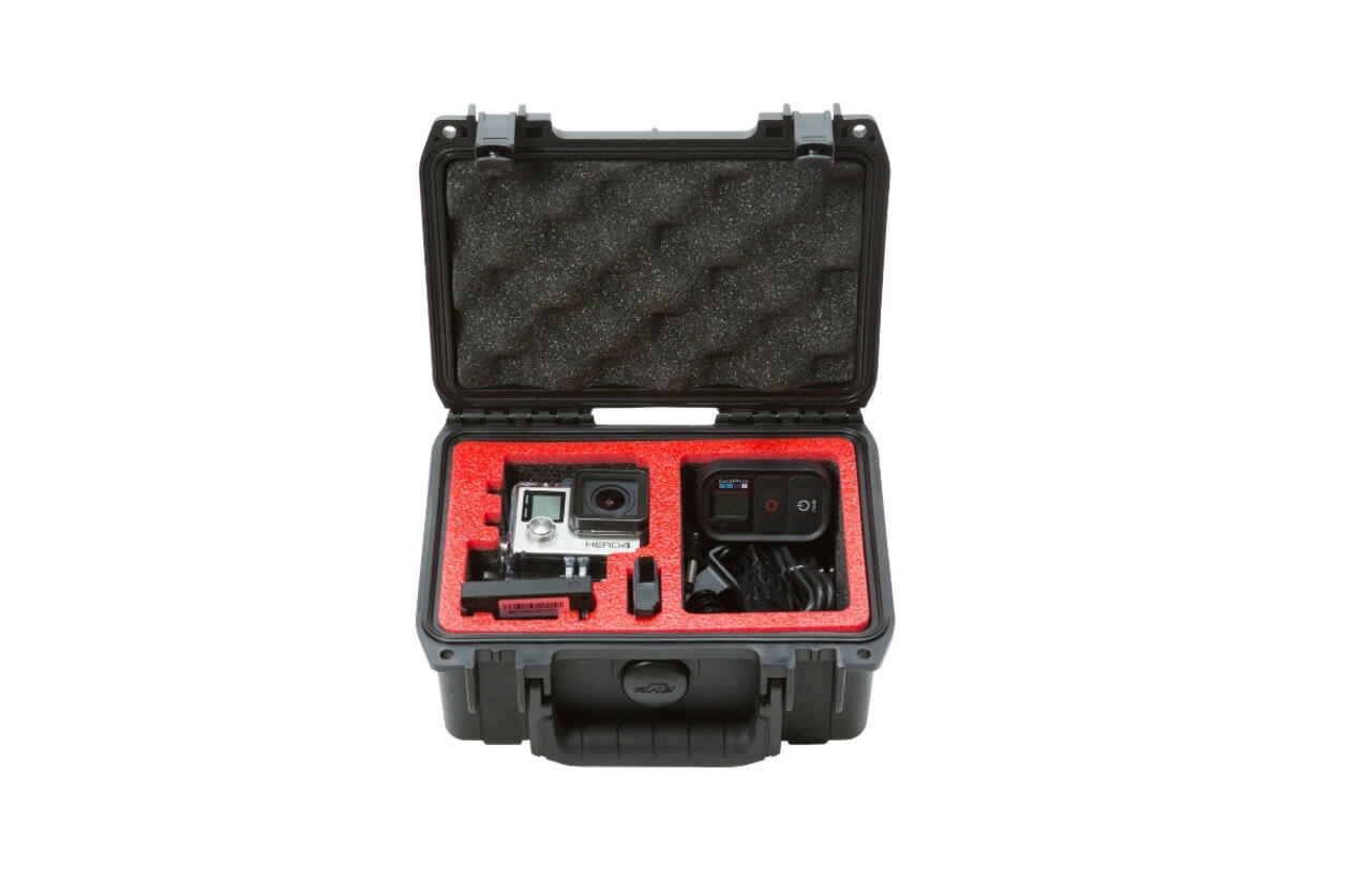 SKB - iSeries 0705-3 - Wasserdichter Koffer - Schwarz - GoPro Einlage