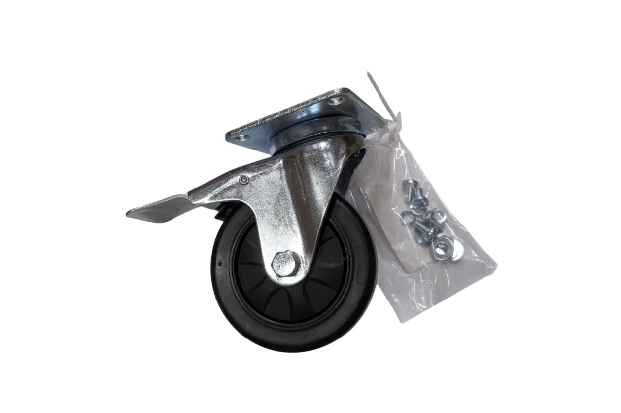 SKB – Zubehör – 10 cm Rad mit Bremse im Metallgehäuse