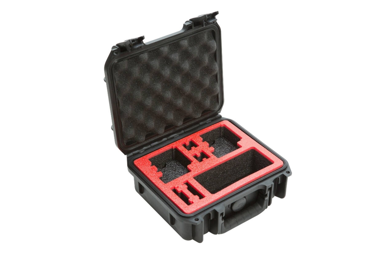 SKB – iSeries – Wasserdichter Koffer – Schwarz – Doppelte GoPro-Einlage