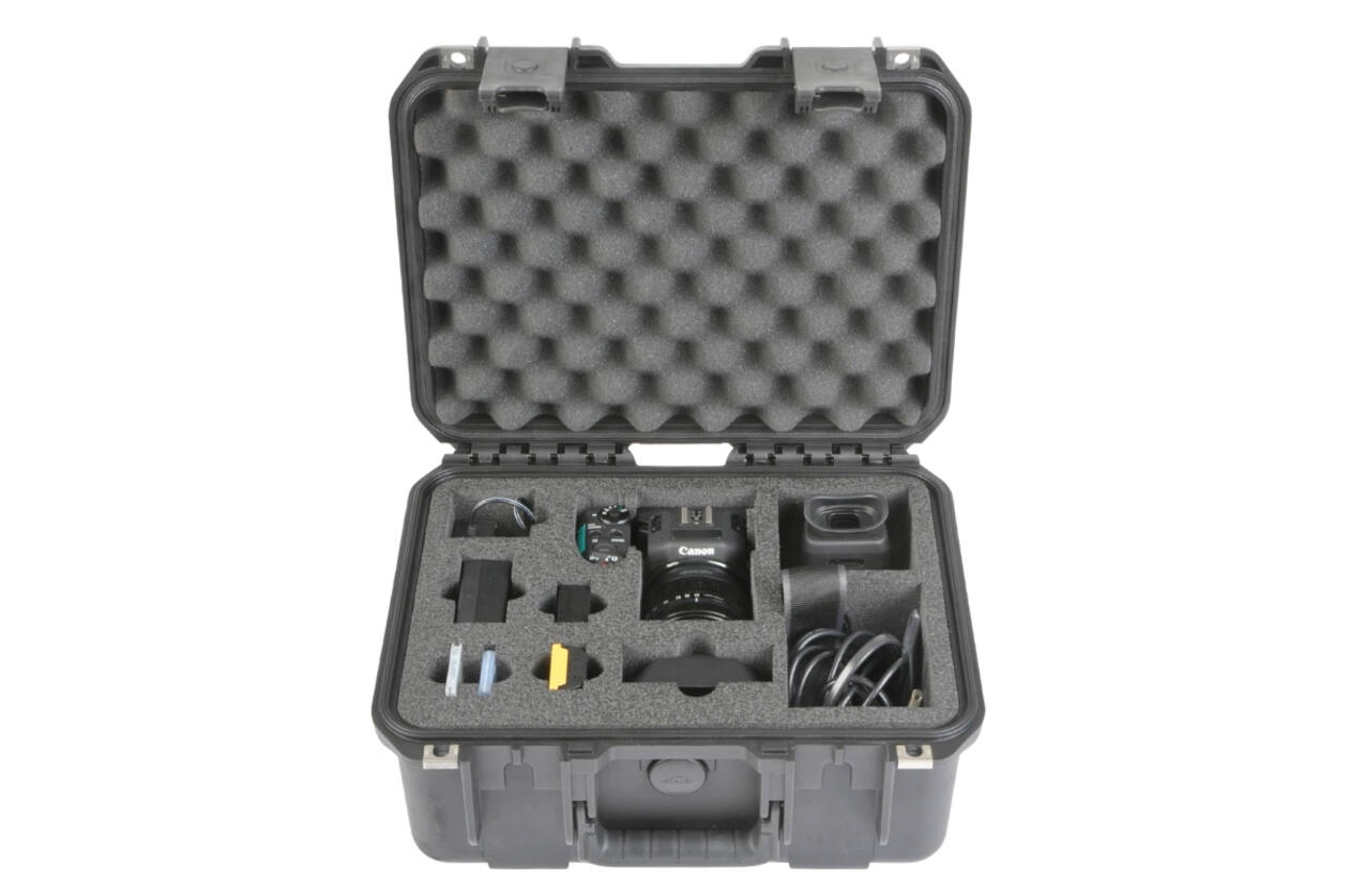 SKB – iSeries – Wasserdichter Koffer – Schwarz – Canon XC10-Einlage