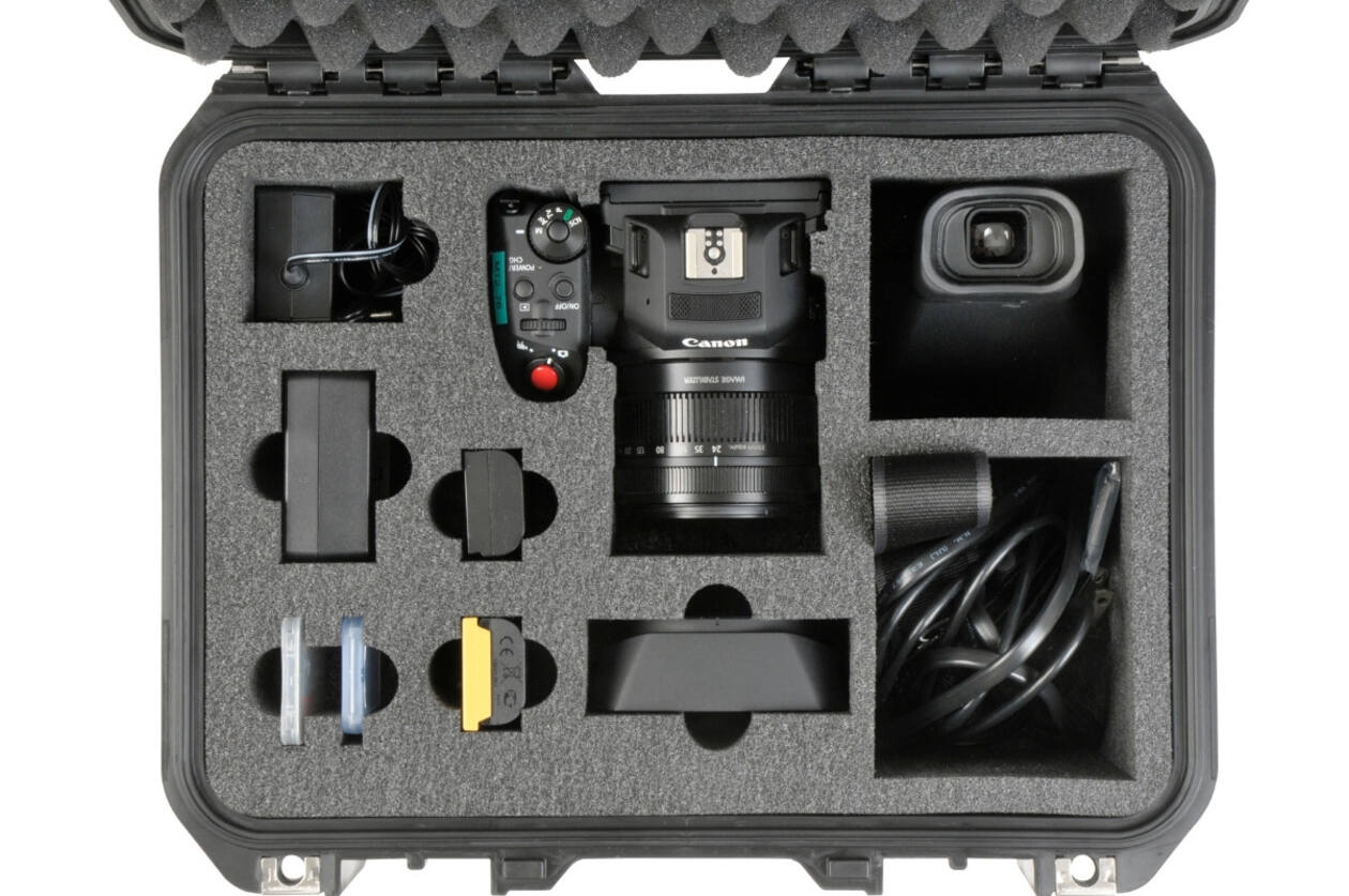 SKB – iSeries – Wasserdichter Koffer – Schwarz – Canon XC10-Einlage