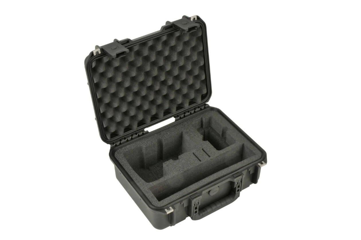 SKB – iSeries – Wasserdichter Koffer – Schwarz – Einlage für DSLR-Recorder-Kombination