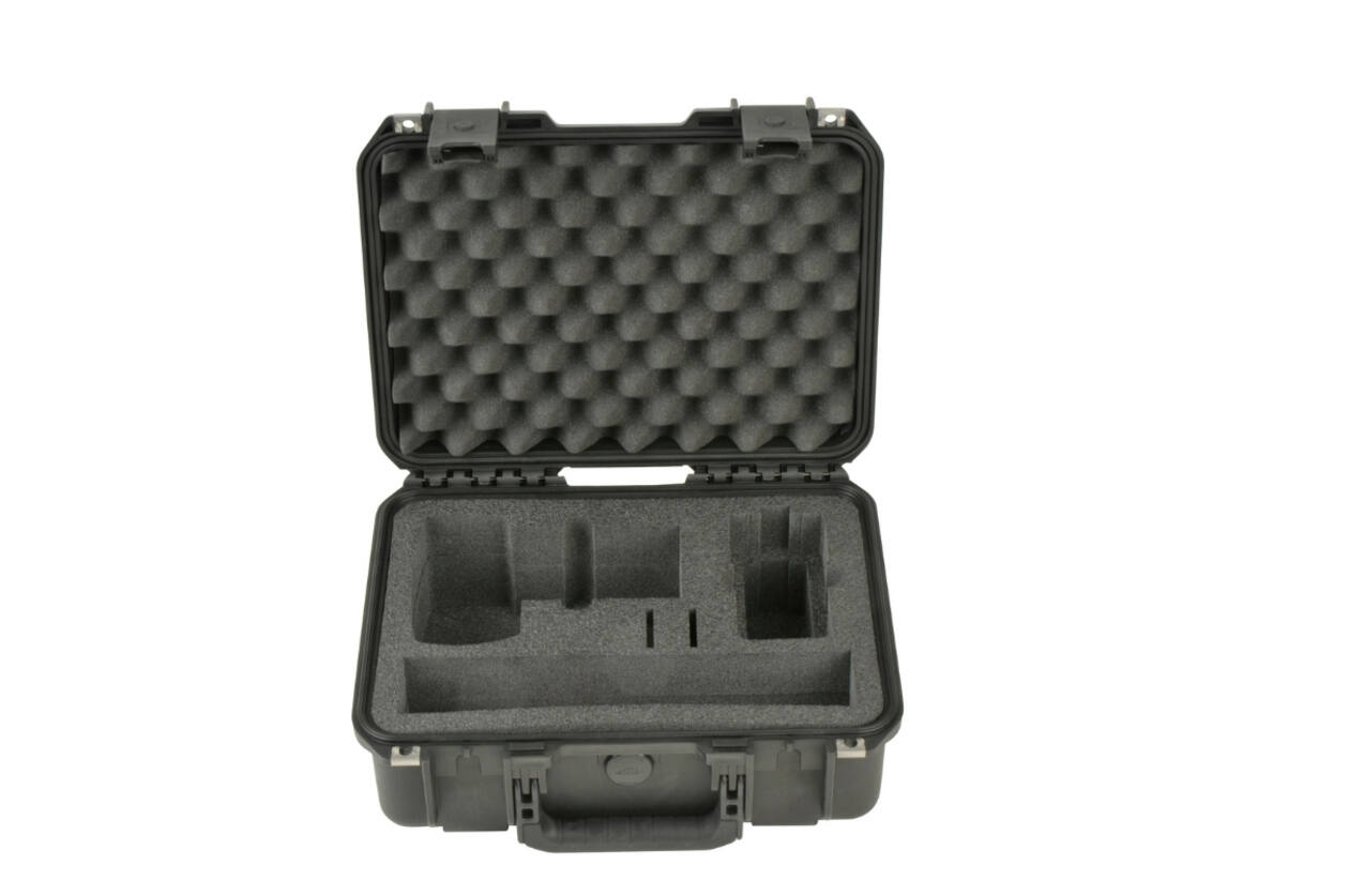 SKB – iSeries – Wasserdichter Koffer – Schwarz – Einlage für DSLR-Recorder-Kombination