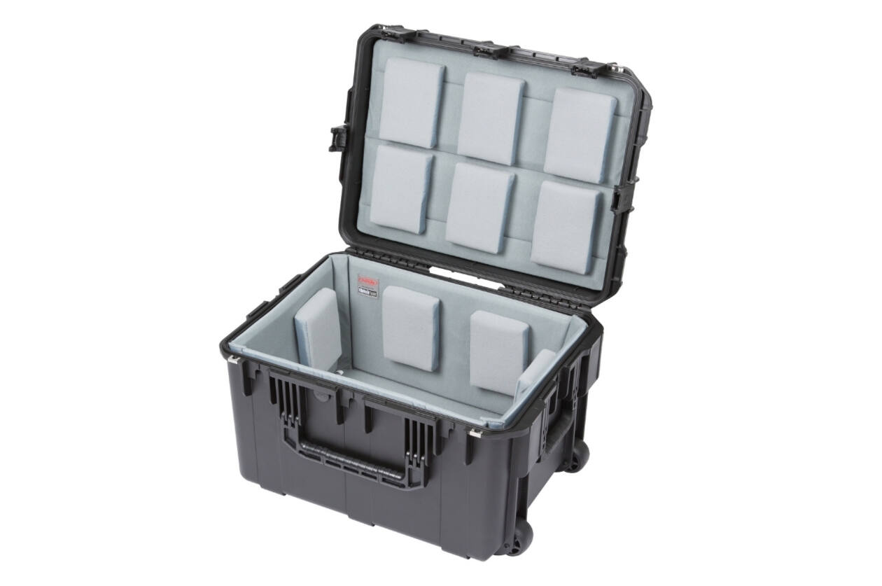 SKB – iSeries 2317-14 – Wasserdichter Koffer – Schwarz – mit Rollen – gefütterter Innenraum