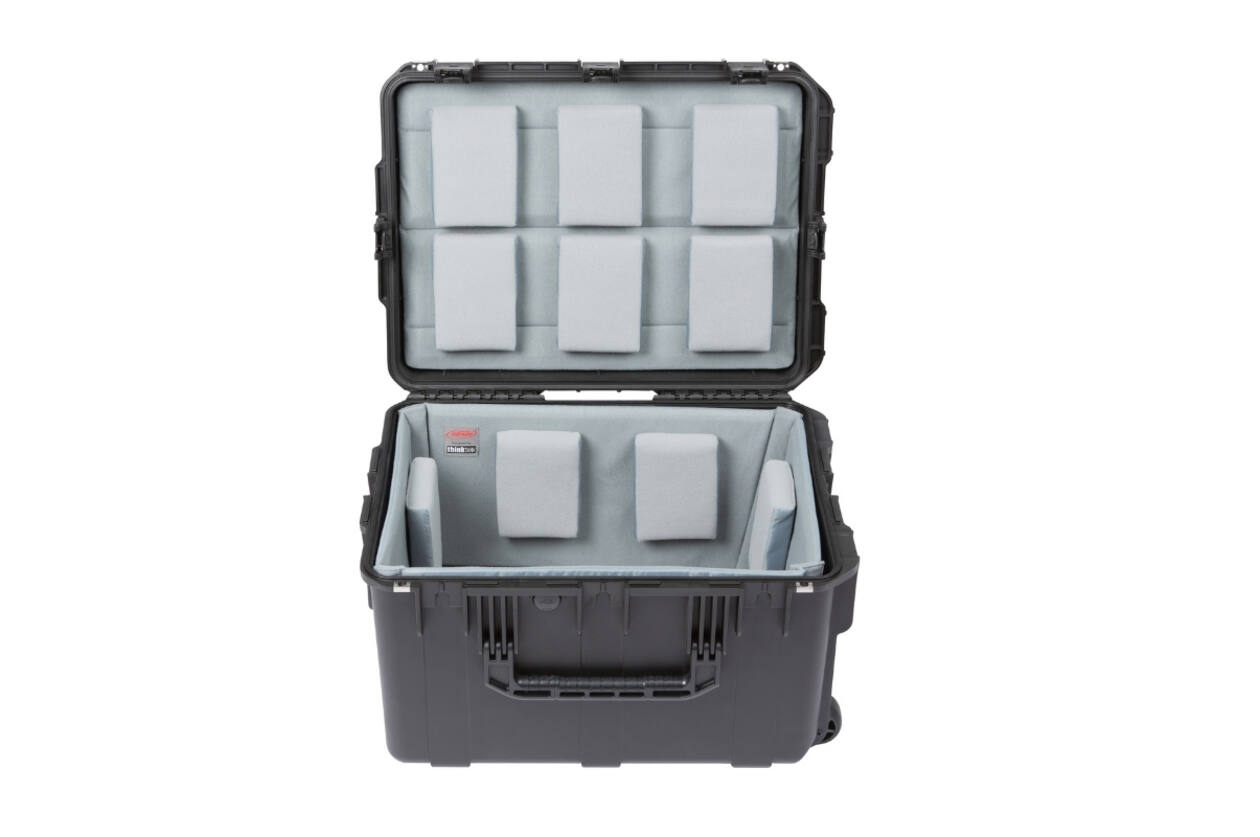 SKB – iSeries 2317-14 – Wasserdichter Koffer – Schwarz – mit Rollen – gefütterter Innenraum
