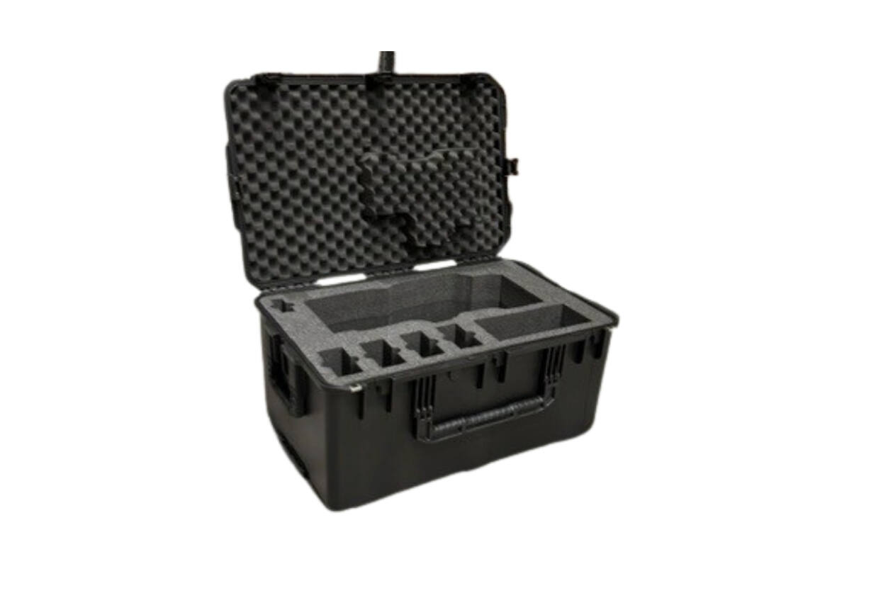 SKB – iSeries – Wasserdichter Koffer – Schwarz – mit Rollen – Panasonic HPX370-Einlage
