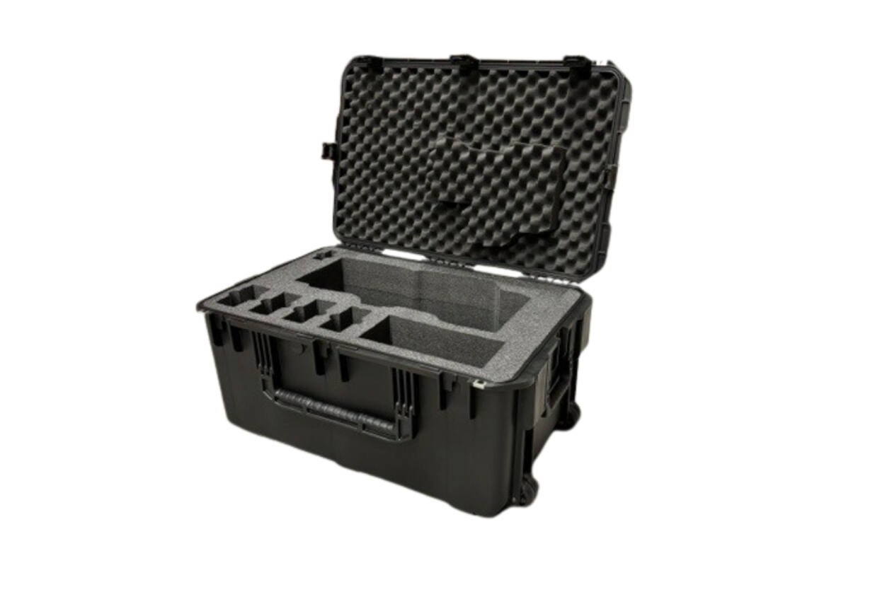 SKB – iSeries – Wasserdichter Koffer – Schwarz – mit Rollen – Panasonic HPX370-Einlage