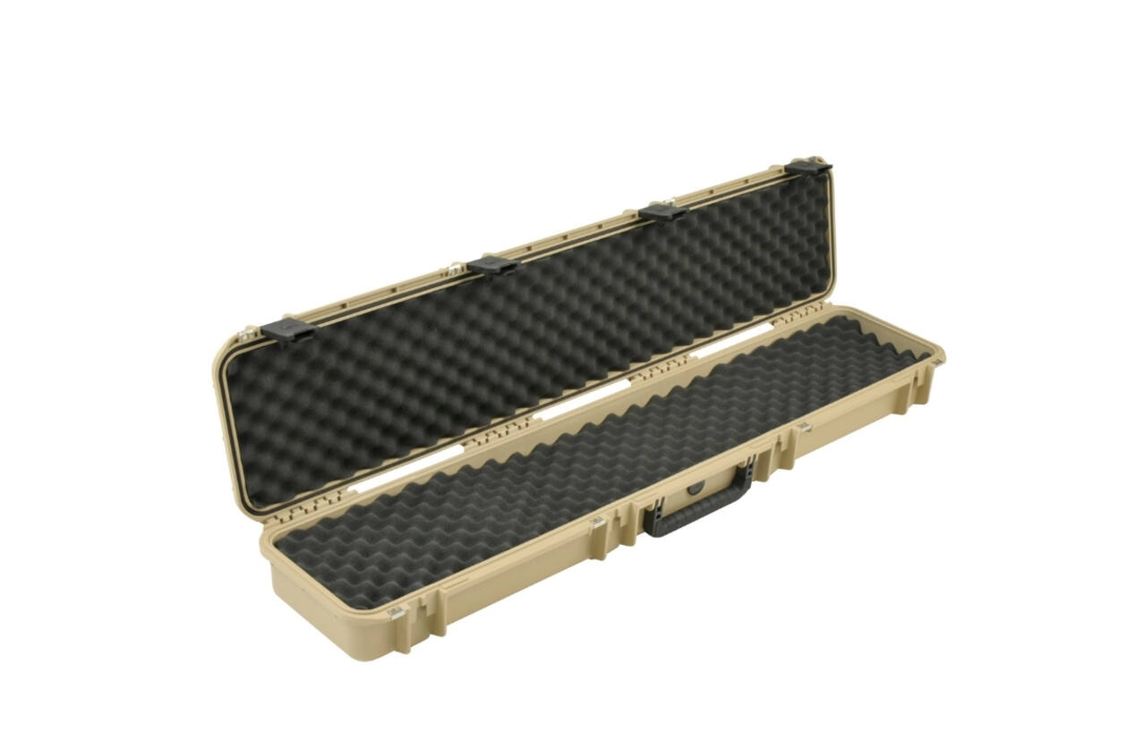 SKB – iSeries 4909 – Wasserdichter Koffer – Beige – Einfach-Einlage für Gewehre