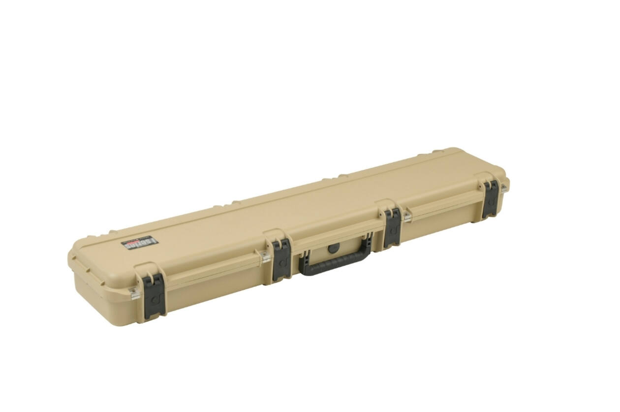 SKB – iSeries 4909 – Wasserdichter Koffer – Beige – Einfach-Einlage für Gewehre