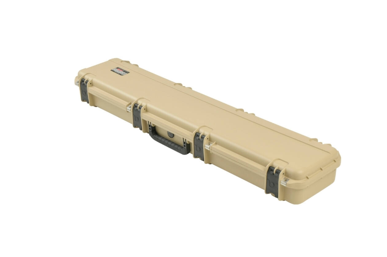 SKB – iSeries 4909 – Wasserdichter Koffer – Beige – Einfach-Einlage für Gewehre