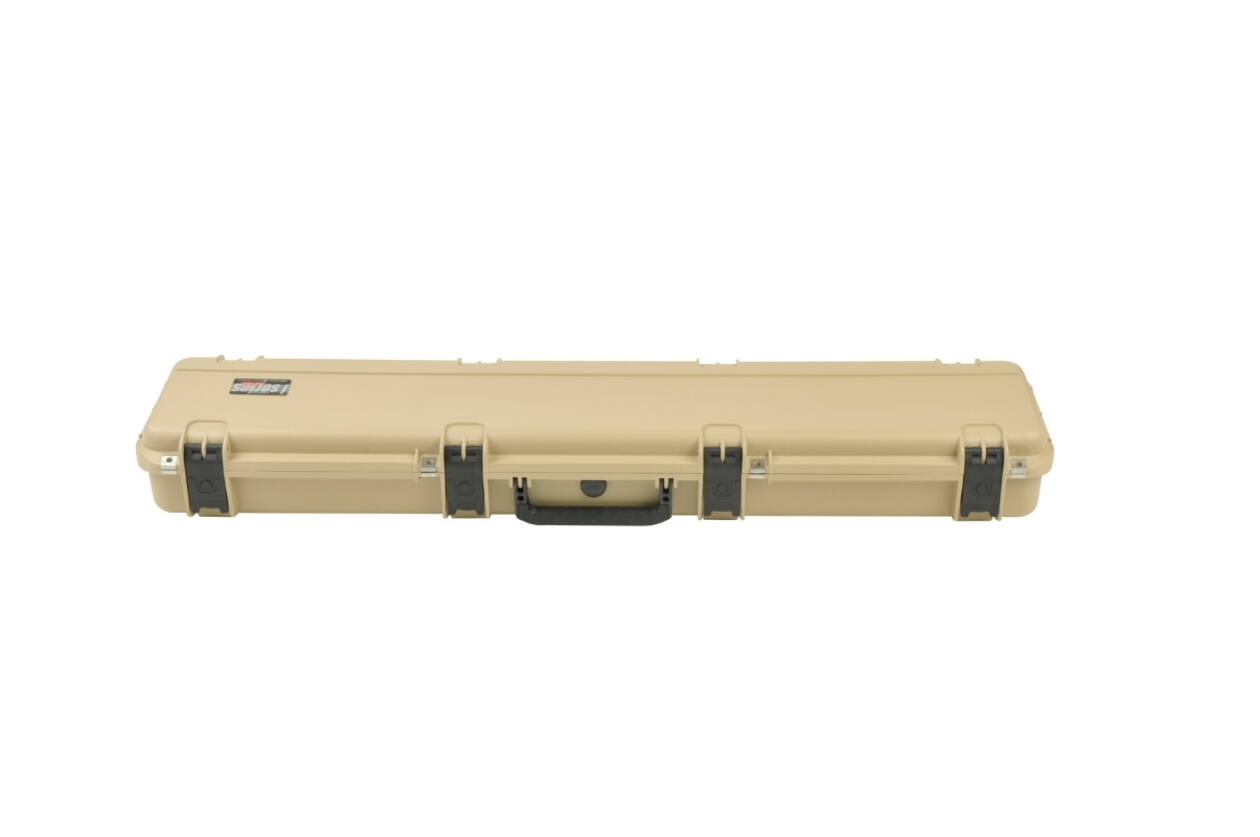 SKB – iSeries 4909 – Wasserdichter Koffer – Beige – Einfach-Einlage für Gewehre
