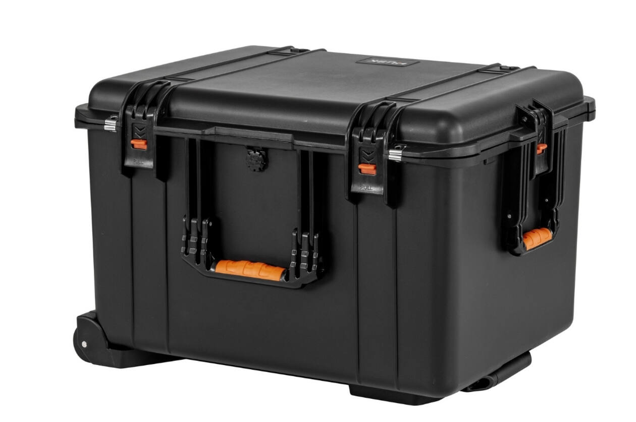 HUSK - H-5542-36-C - Ultra-Tiefer Extra Breiter Robuster Koffer - Drohnen, A/V-Systeme und Taktische Feldausrüstung - Mit Würfelschaumstoff