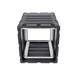 SKB - 3RS Serie - 11U Nicht-Herausnehmbares Shock Rack - Schwarz - 24-Zoll Tief