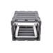 SKB - 3RS Serie - 7U Nicht-Herausnehmbares Shock Rack - Schwarz - 24-Zoll Tief