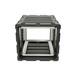 SKB - 3RS Serie - 9U Nicht-Herausnehmbares Shock Rack - Schwarz - 24-Zoll Tief