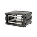 SKB - rSeries Shock Rack - 4U Rolling Shock Rack - Schwarz - 20-Zoll Tief - mit Rollen