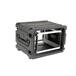 SKB - rSeries - 6U Rolling Shock Rack - Schwarz - 20-Zoll Tief - mit Rollen