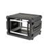 SKB - rSeries - 6U Rolling Shock Rack - Schwarz - 20-Zoll Tief - mit Rollen
