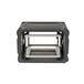 SKB - rSeries - 6U Rolling Shock Rack - Schwarz - 20-Zoll Tief - mit Rollen