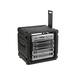 SKB - rSeries - 10U Rolling Shock Rack - Schwarz - 20-Zoll Tief - mit Rollen