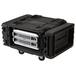 SKB - rSeries - 4U Shock Rack - Schwarz - 24-Zoll Tief - mit Rollen