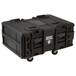 SKB - rSeries - 4U Shock Rack - Schwarz - 24-Zoll Tief - mit Rollen
