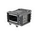 SKB - rSeries - 6U Shock Rack - Schwarz - 28-Zoll Tief - mit Rollen