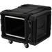 SKB - rSeries - 8U Shock Rack - Schwarz - 28-Zoll Tief - mit Rollen
